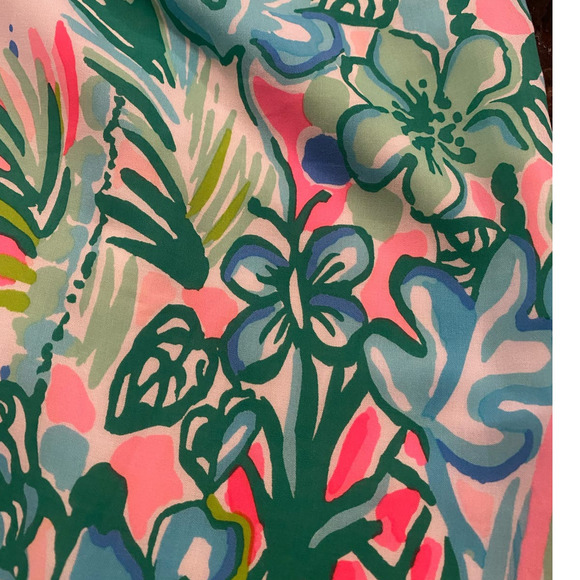 Lilly Pulitzer Mary Ellen Silk Dress Resort White Coconut Row Off The Sh… - Picture 7 of 14